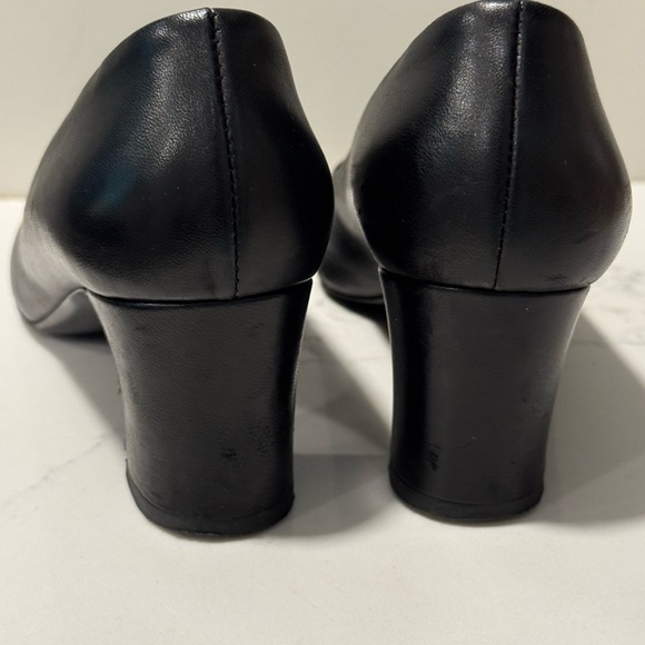 AGL Black Heels Sleek Minimalist Design - Picture 8 of 16